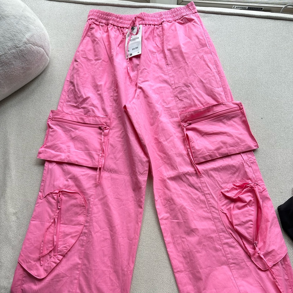 Zara Pink Cargo Pant